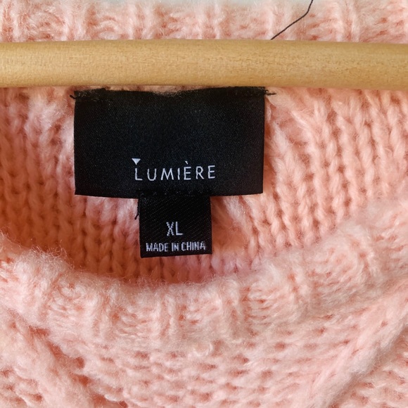 Lumiere Blush Pink Pom Pom Sweater - Picture 4 of 4